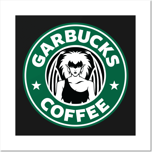 Garbucks Coffee - Demona Wall Art by Twogargs